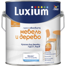 Краска LUXIUM Мебель и Дерево 2л  белая BW  (50034848) 