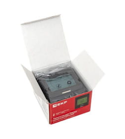 Сенсорный термостат для теплых полов электронный черный 16А 230В EKF