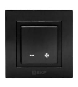 Термостат для теплых полов электронный черный 16 A 230В EKF