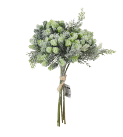 Лиственница с можжевельником букет искусственный зеленый 29см