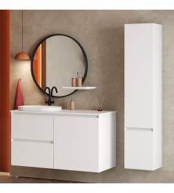 Зеркало Belux Ванкувер В 70 Черный матовый