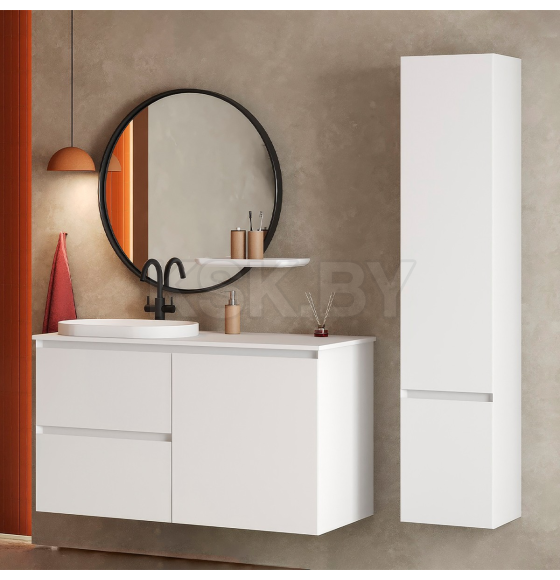 Зеркало Belux Ванкувер В 70 Черный матовый