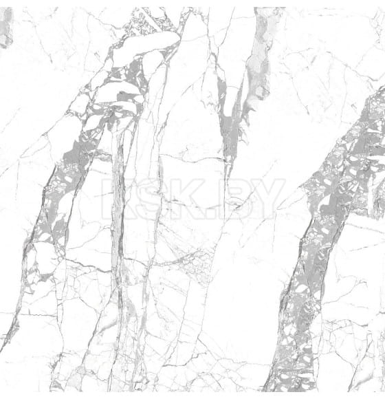 Керамогранит Bursa GPR белый 600хх600х9,5 мм