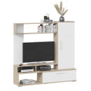 Набор мебели для общей комнаты Сиена (Дуб Сонома/Белый ясень) (210410) 