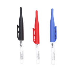 Набор маркеров для глубоких отверстий чёрный, красный, синий FASTER TOOLS (3шт.)