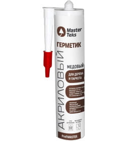 Герметик MasterTeks ProfiMaster акриловый для дерева и паркета, медовый, 290 мл