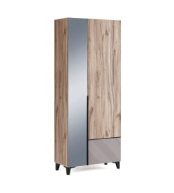 Шкаф 2-х дверный (Дуб Альпийский) Кенди Мод. 9