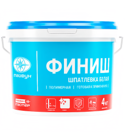 Шпатлевка белая "Тайфун Мастер" ФИНИШ . 4кг