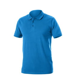Футболка-поло синяя 100% хлопок Pique размер M (50) TOBIAS HOEGERT