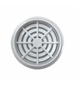 Вентрешётка круглая 48мм белый Технопластик 