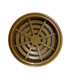 Вентрешётка круглая 48мм бук Технопластик 