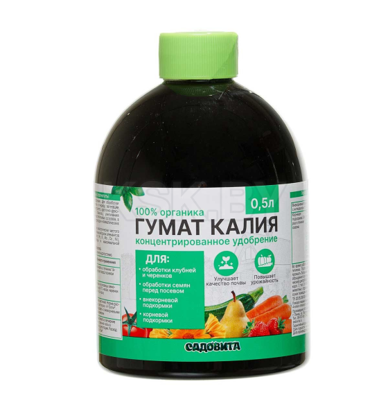 Удобрение Гумат калия универсальный 0,5л Садовита