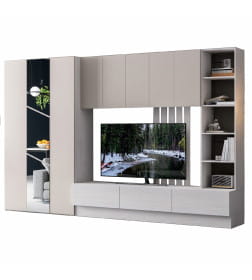 Гостиная ЦРК.ЛЗ.01 Лиза-1 Анкор Белый/Сатин