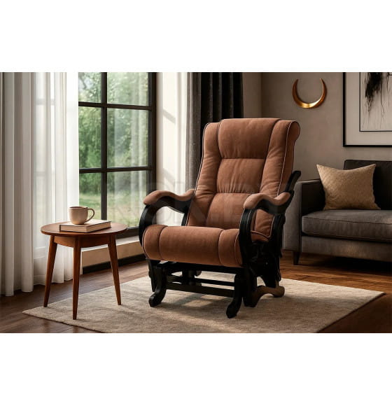 Кресло-маятник Сенатор (1кор) (Verona Brown, Венге) (ФР-00000115) 