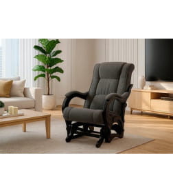 Кресло-маятник Сенатор (1кор) (Verona Antrazite Grey, Венге)