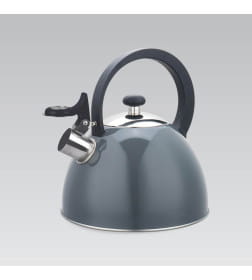 Чайник 2,5 л со свистком, нержавеющая сталь MR-1302-GREY Maestro