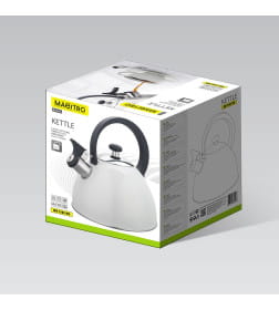 Чайник 2,5 л со свистком, нержавеющая сталь MR-1302-WG Maestro