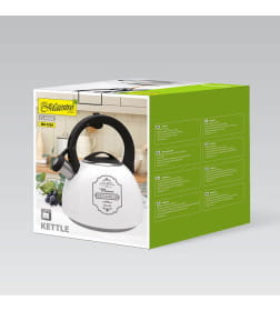 Чайник 2,5 л со свистком, нержавеющая сталь Mr-1324 Maestro