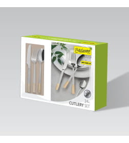 Набор столовых приборов 6 персон (24 пр) из нержавеющей стали Mr-1520G-24 Maestro