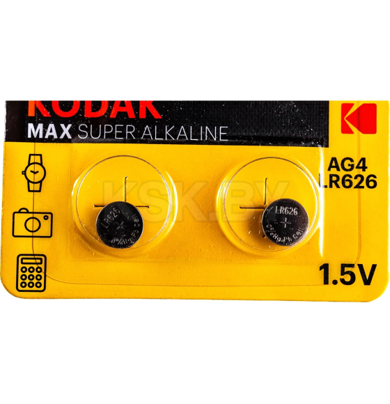 Элемент питания  Kodak AG4 (377) LR626 LR66 KAG4-10 (Б0044709) 