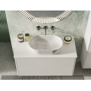 Умывальник Belux Турин 560 овал Белый матовый