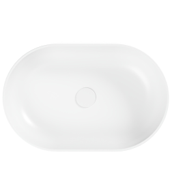 Умывальник Belux Турин 560 овал Белый матовый