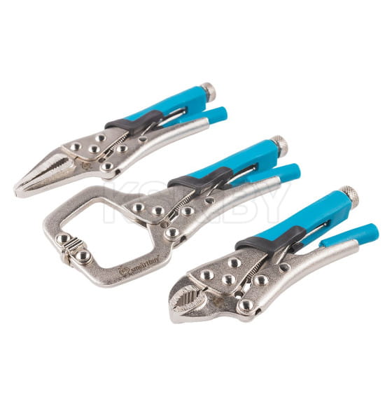 Набор зажимов ручных металлических 100-125мм (3шт.) Smartbuy tools SBT-LPS-3p1 (SBT-LPS-3p1) 