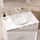 Умывальник Belux Джаз 410 Круг, Белый матовый