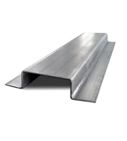 Профиль "КПШ-оц-20х40х20х0,9мм" шляпный, оцинкованый для профнастила, 3 м/п.