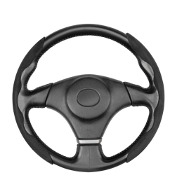 Накладки на руль искусст. замша SKYWAY Base Черные компл. 2шт.