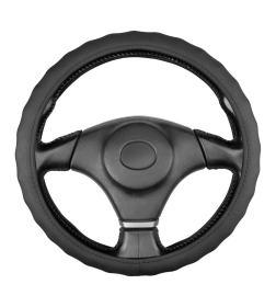 Оплетка кожаная XL (41-43 см) SKYWAY Base Gorilla-2 Черная