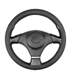 Оплетка кожаная XL (41-43 см) SKYWAY Base Gorilla-1 Черная