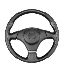 Накладки на руль экокожа SKYWAY Base Черные компл. 2шт.