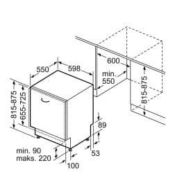 Встраиваемая посудомоечная машина Bosch SMV4EVX04E