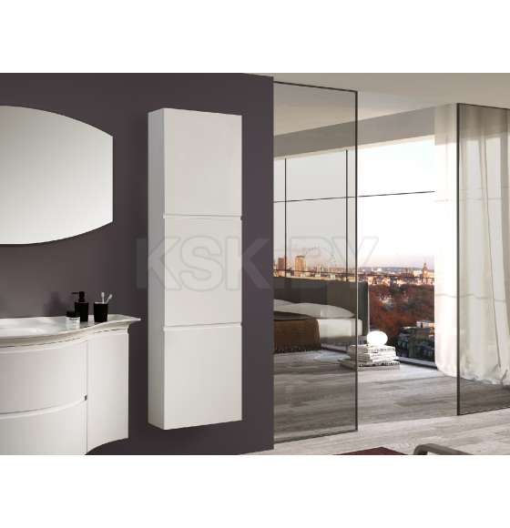 Шкаф навесной Belux Версаль ПН 51 Белый глянцевый , левый