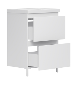 Тумба под умывальник Belux Эридан Н 60-02 Белый глянцевый