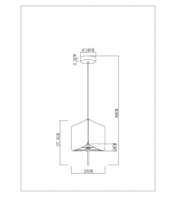 Светильник подвесной Arte Lamp TRIXIE A7084SP-1BK
