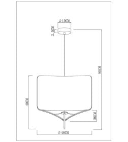 Светильник подвесной Arte Lamp TRIXIE A7085SP-1BK