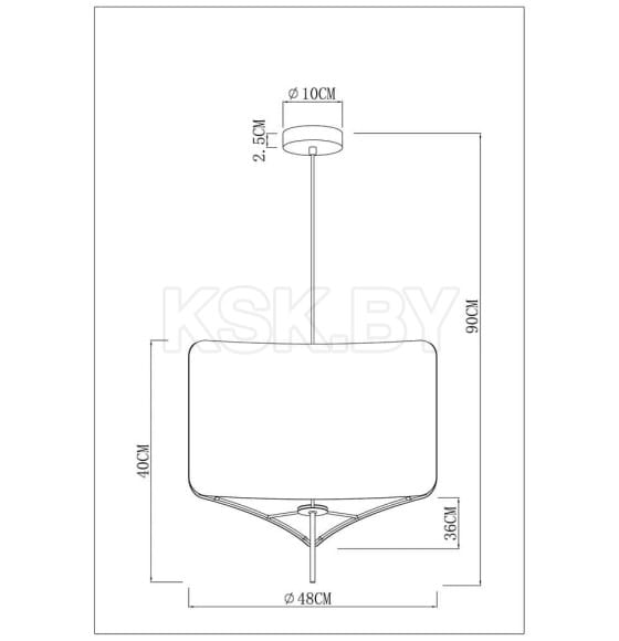 Светильник подвесной Arte Lamp TRIXIE A7085SP-1BK (A7085SP-1BK) 