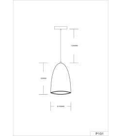 Светильник подвесной Arte Lamp CENTO A7081SP-1BJ