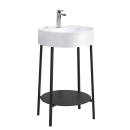 Тумба под умывальник Belux Эвора Н 53 М, Черный матовый