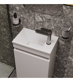 Тумба под умывальник Belux Чикаго НП 40 Белый глянцевый 