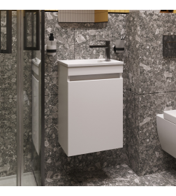 Тумба под умывальник Belux Чикаго НП 40 Белый глянцевый 