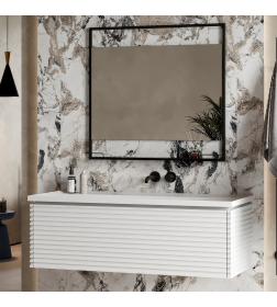 Тумба под умывальник Belux Челси НП 100-01 Белый матовый