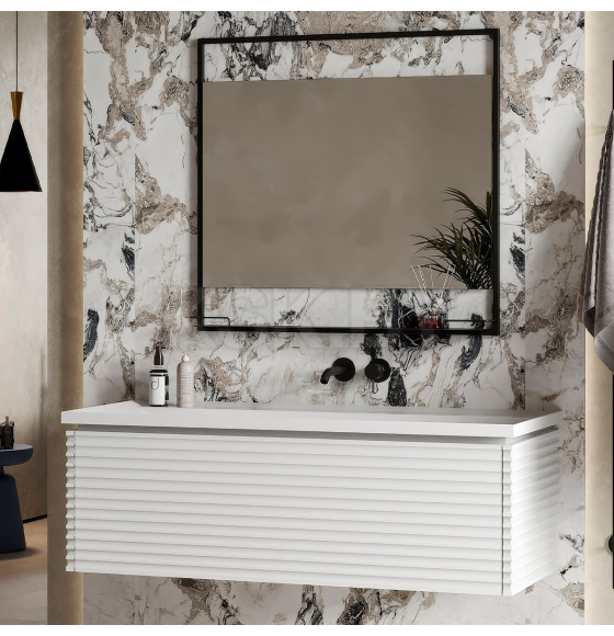 Тумба под умывальник Belux Челси НП 100-01 Белый матовый