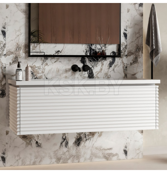 Тумба под умывальник Belux Челси НП 85-01 Белый матовый