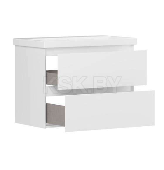 Тумба под умывальник Belux Турин НП 70-02 Белый глянцевый
