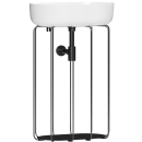 Тумба под умывальник Belux Тристан Турин-560, Чёрный матовый