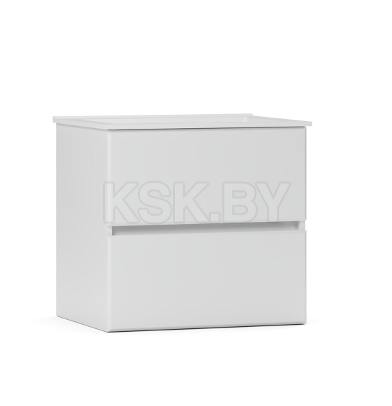 Тумба под умывальник Belux Тоскана НП 50-02 Белый глянцевый 