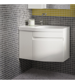 Тумба под умывальник Belux Токио НП 80-01 Белый глянцевый 